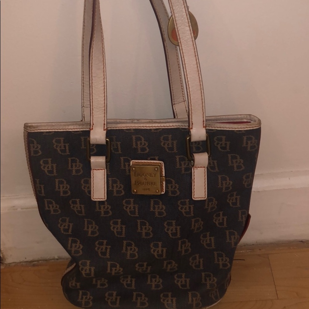 Dooney & Bourke Blue Logo Handbag